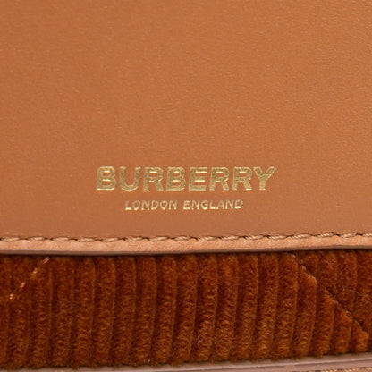 Burberry Micro Corduroy Olympia Shoulder Bag