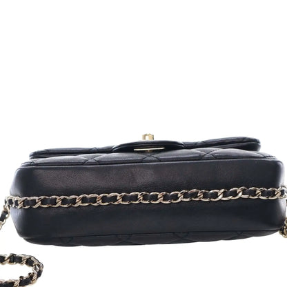 Chanel Small Quilted Lambskin My Precious Pearls Chain Flap