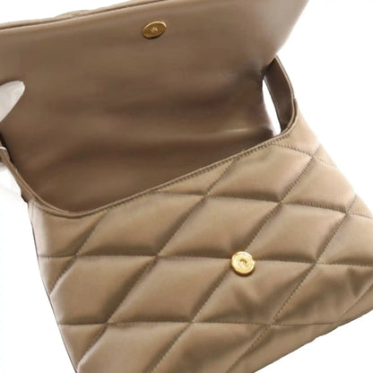 Saint Laurent Quilted Lambskin Le 57 Diamond Shoulder Bag