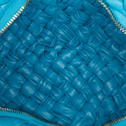 Bottega Veneta Paper Calfskin Intrecciato Banana Hobo Bag