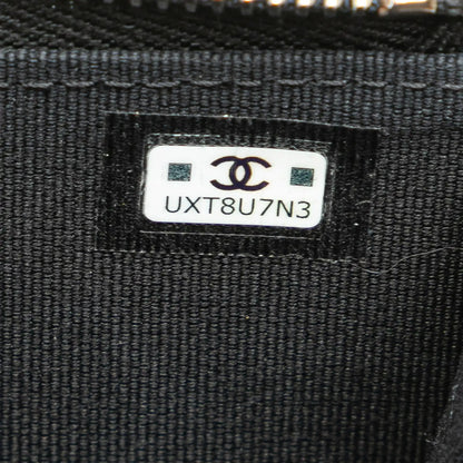 Chanel CC Quilted Lambskin Coin and Card Case