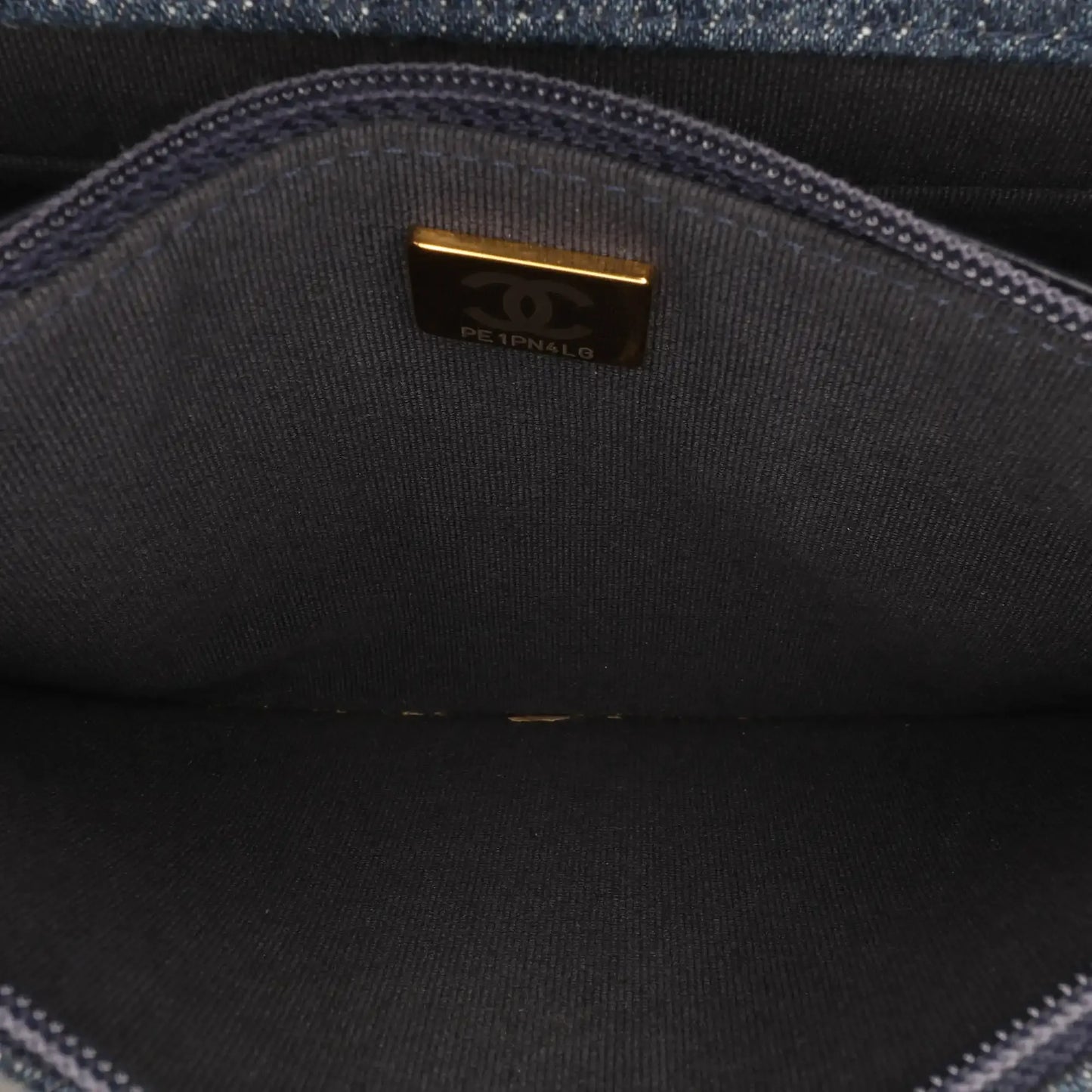 Chanel Denim 19 Flap Wallet On Chain