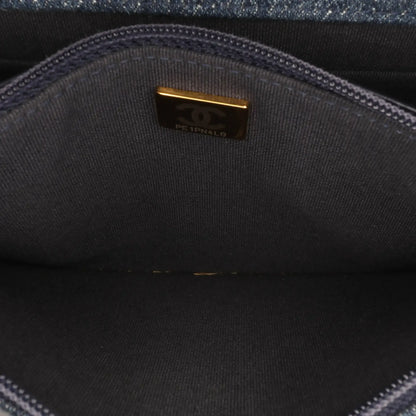 Chanel Denim 19 Flap Wallet On Chain
