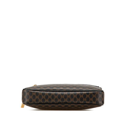 Celine Macadam Coated Canvas Clutch