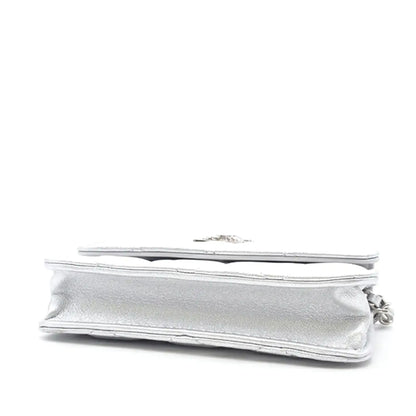 Chanel Metallic Lambskin Crystal Star Chain Belt Bag