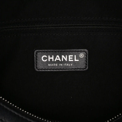 Chanel Calfskin Signature Chain 20s Bowling Bag