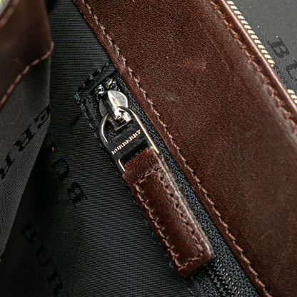 Burberry House Check Canvas Flap Crossbody
