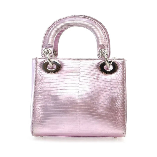 Dior Mini Metallic Lizard Leather Lady