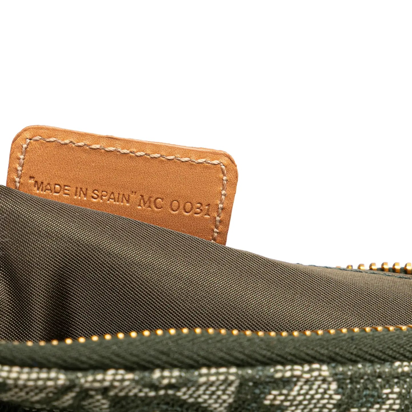 Dior Mini Diorissimo Canvas Saddle Pochette