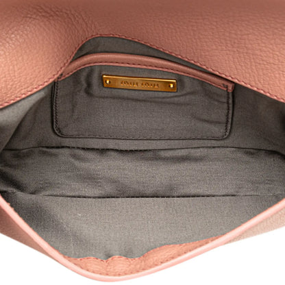 Miu Miu Goatskin Madras Crystal Studded Clutch