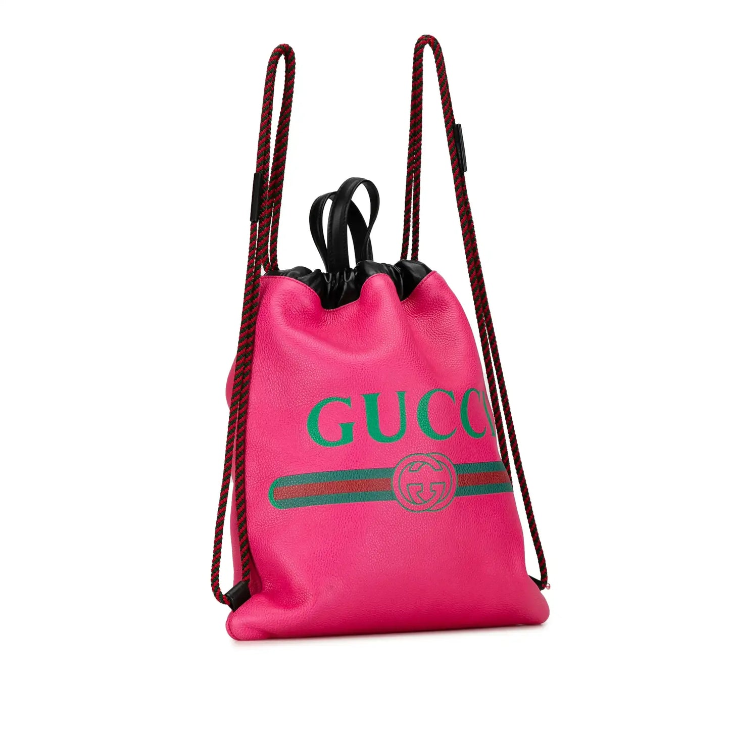 Gucci Logo Drawstring Backpack