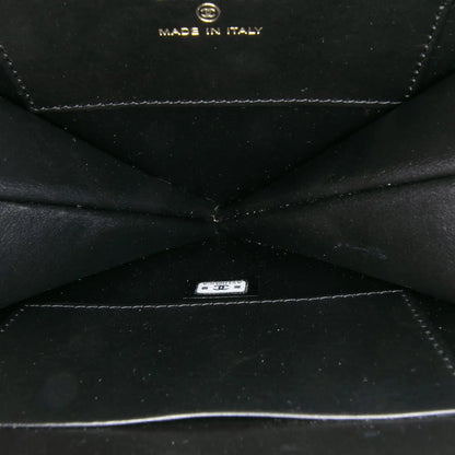 Chanel Quilted Patent Calfskin CC Heart Clutch With Chain