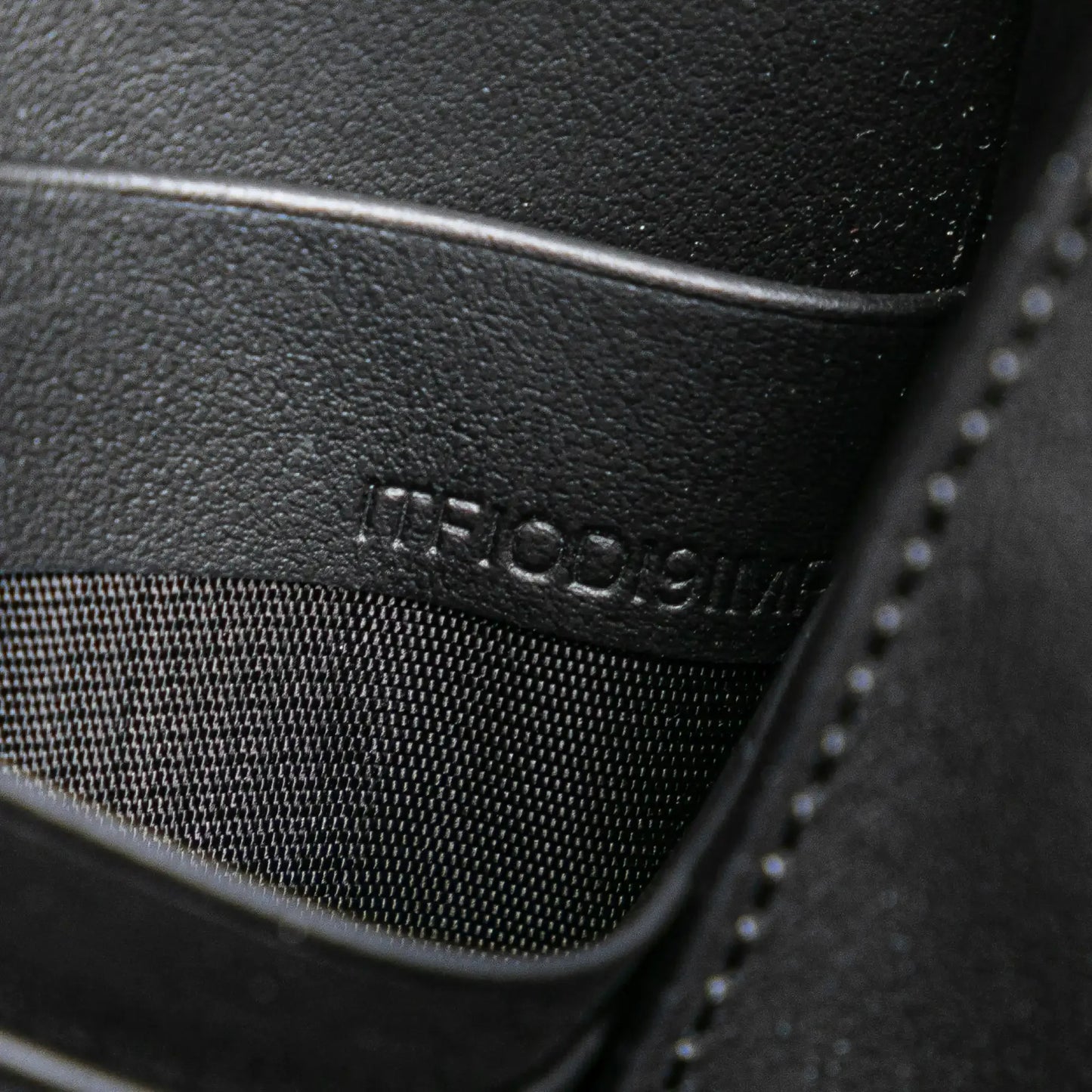 Burberry Mini Leather TB Monogram Flat Crossbody