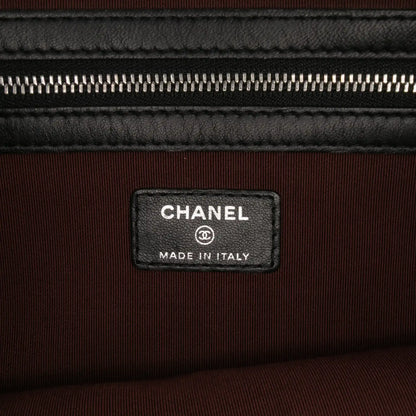 Chanel Large Chevron Caviar Ancient Greek Charms O Case Clutch