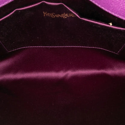 Saint Laurent Textured Leather Chyc Ligne Clutch