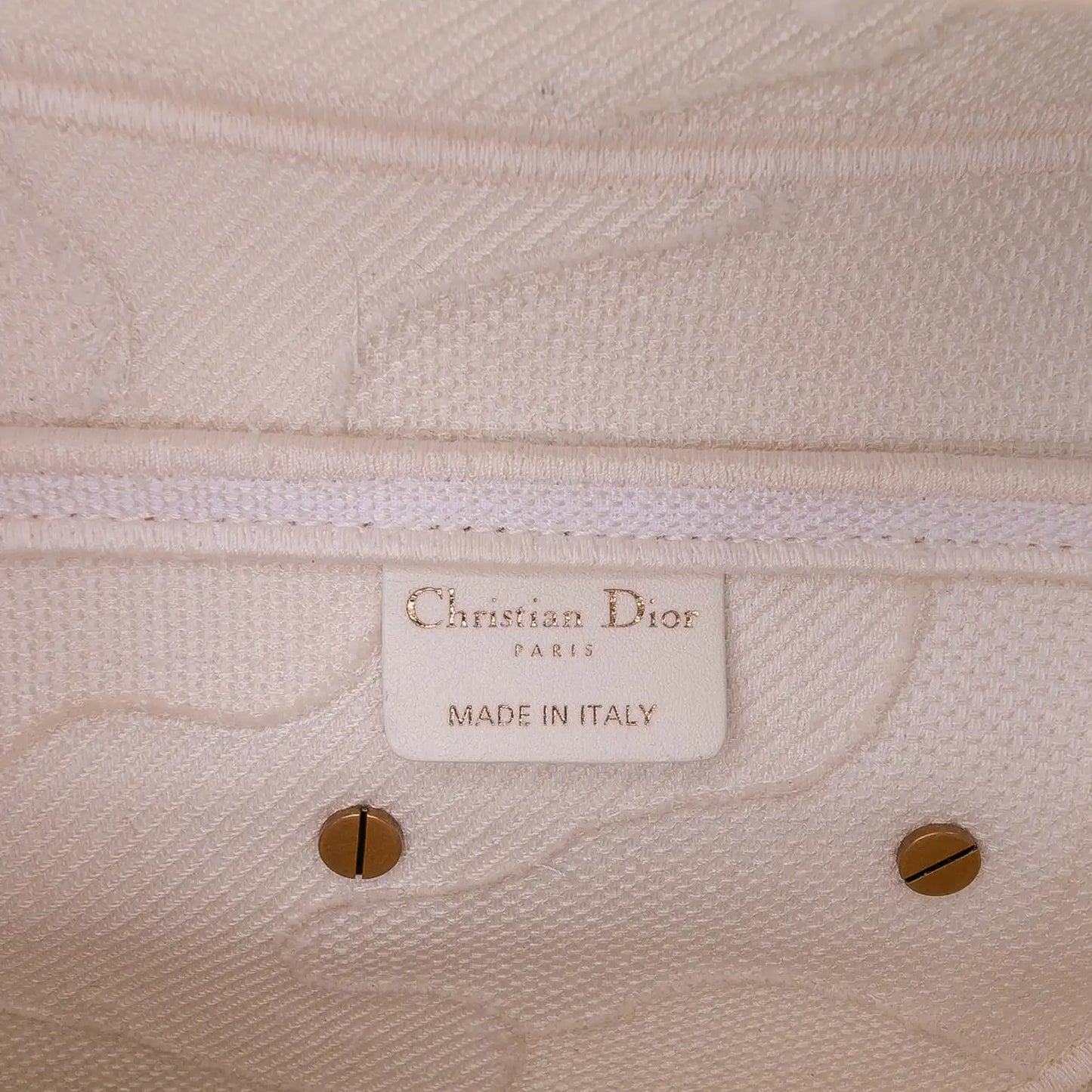 Dior Mini Canvas Embroidered Camouflage Saddle Bag