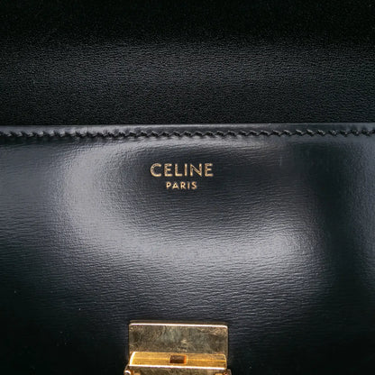 Celine Shiny Calfskin Claude Shoulder Bag