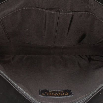 Chanel Quilted Lambskin CC Unchained Flap Clutch