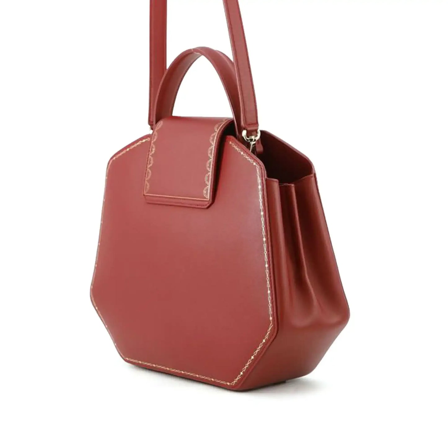 Cartier Smooth Calfskin Guirlande De Cartier Top Handle Bag