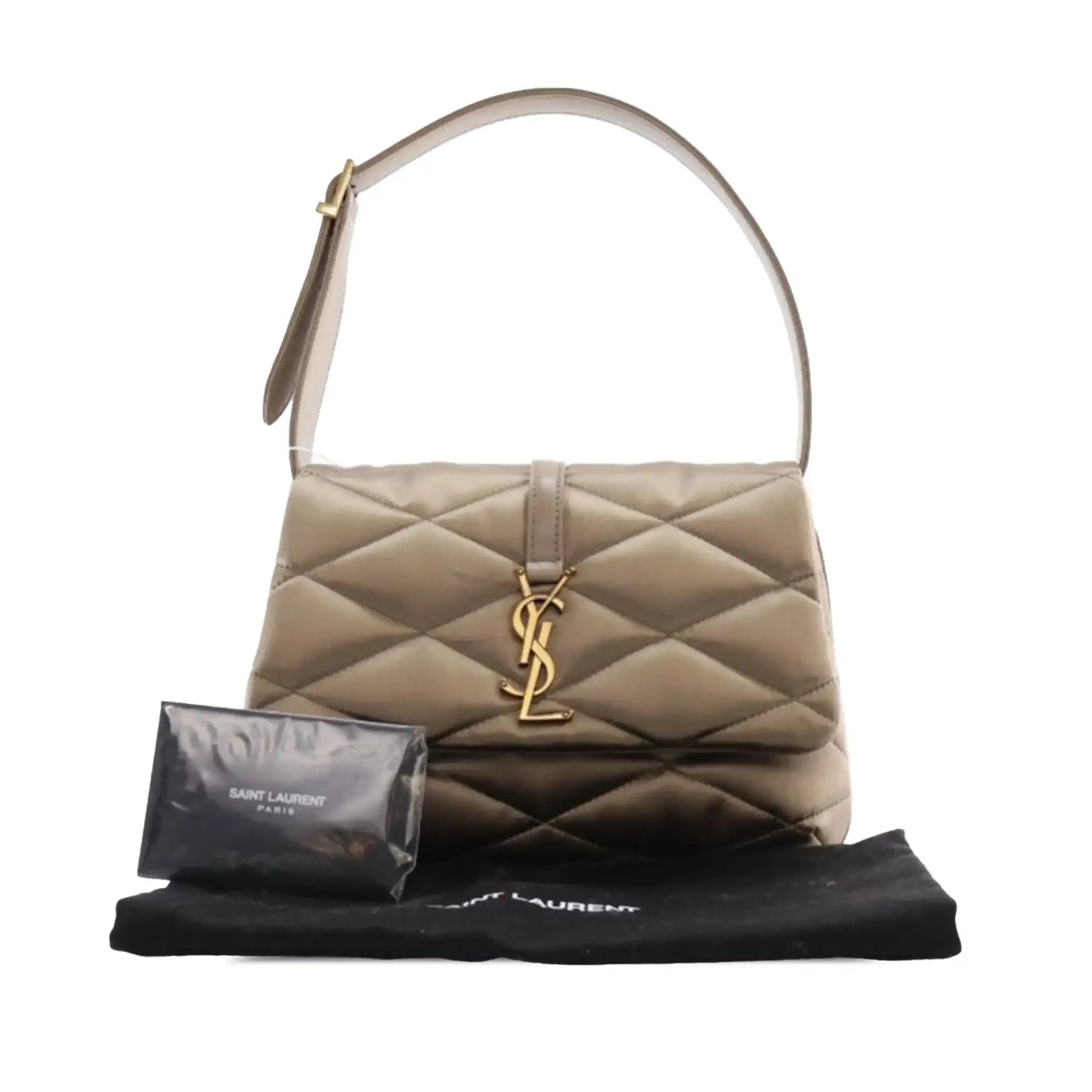 Saint Laurent Quilted Lambskin Le 57 Diamond Shoulder Bag