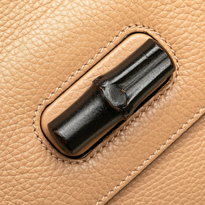 Gucci Small Leather Bamboo Daily Satchel