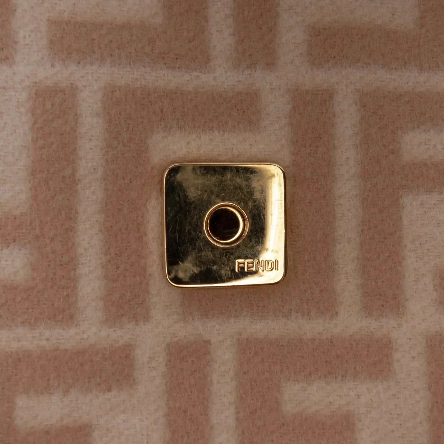 Fendi Zucca Wool Selleria Baguette