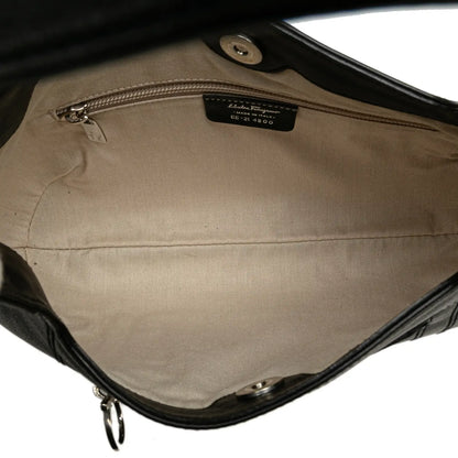 Ferragamo Leather Gancini Hobo