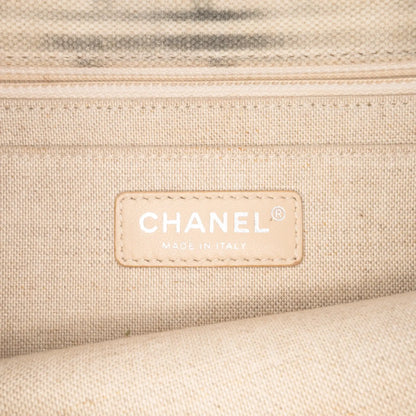 Chanel Canvas Iliad Flap Clutch