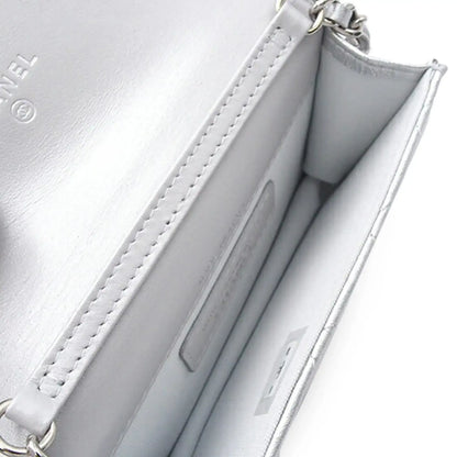 Chanel Metallic Lambskin Crystal Star Chain Belt Bag