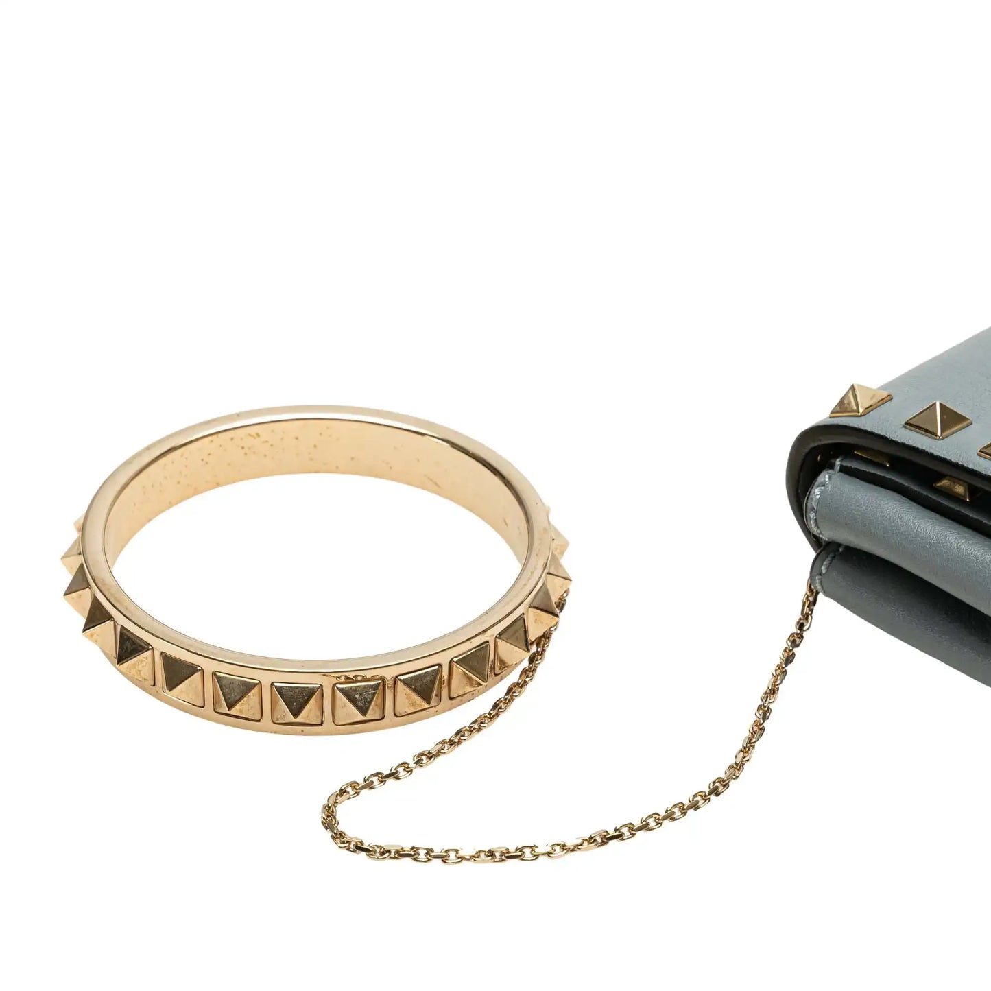 Valentino Nappa Rockstud Bangle Clutch