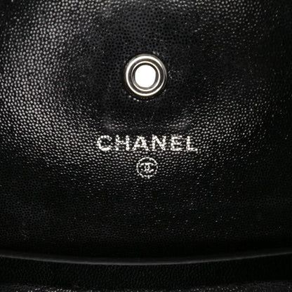 Chanel Sequined Goatskin CC Crystal Wallet On Chain