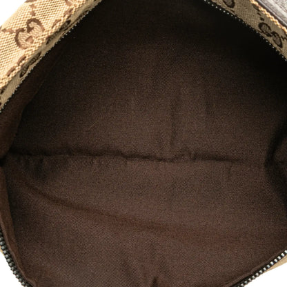 Gucci GG Canvas Web Double Pocket Belt Bag