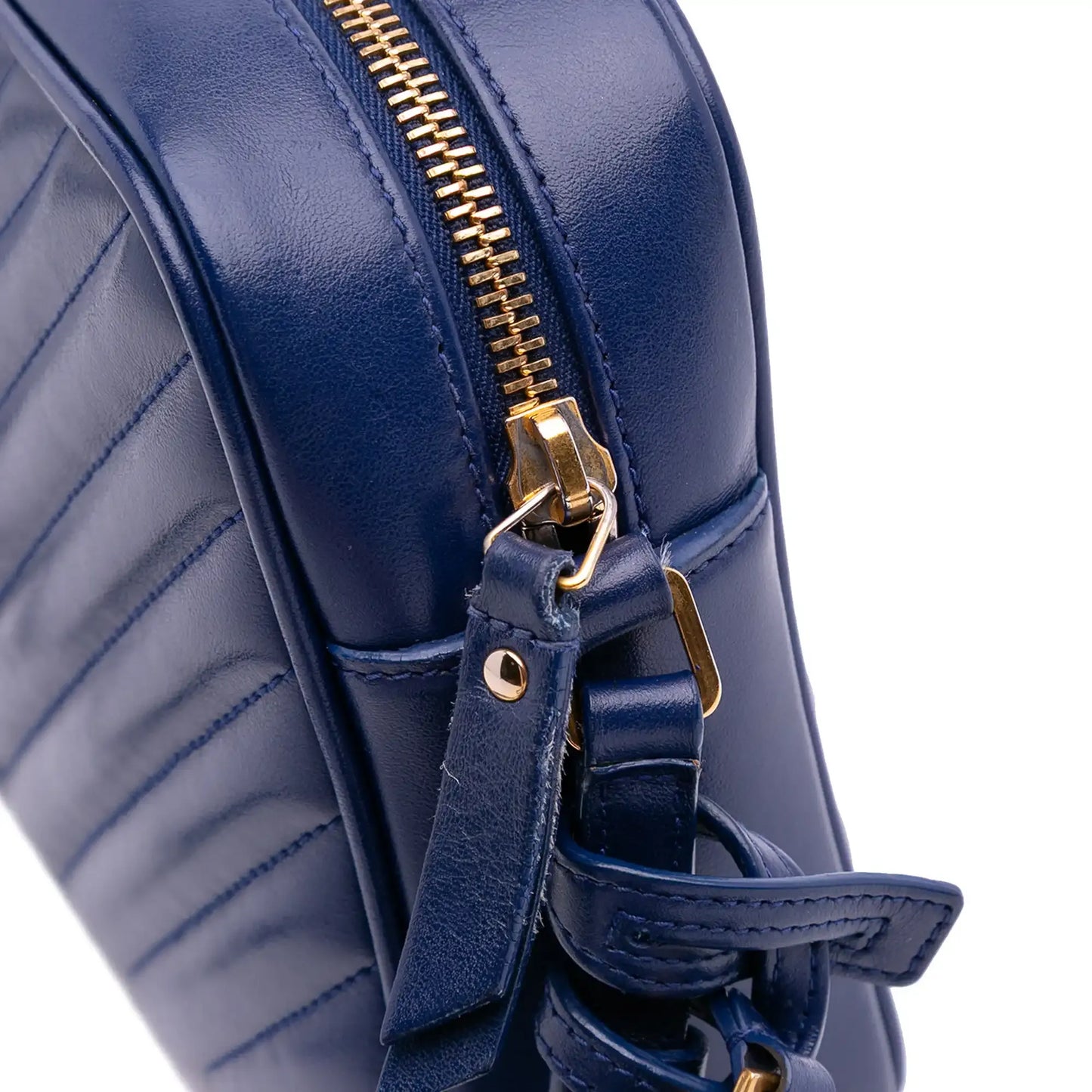 Saint Laurent Quilted Calfskin Tassel Lou Camera Bag