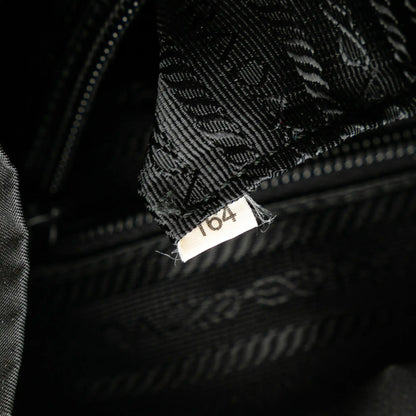 Prada Saffiano Trimmed Tessuto Backpack