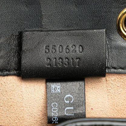 Gucci Mini Suede and Patent Web Ophidia Bucket Bag