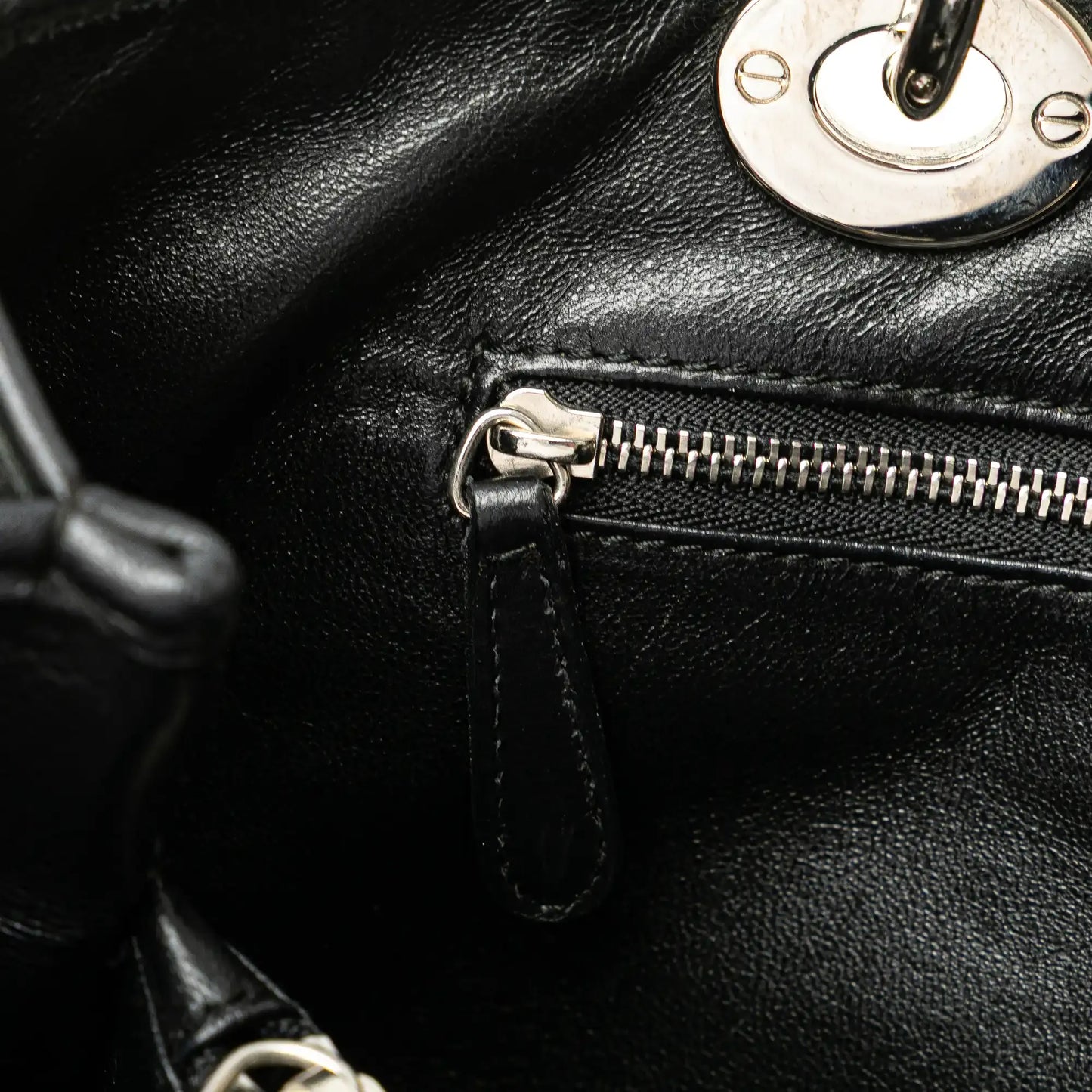 Dior Woven Lambskin Lady Dior Avenue Tote