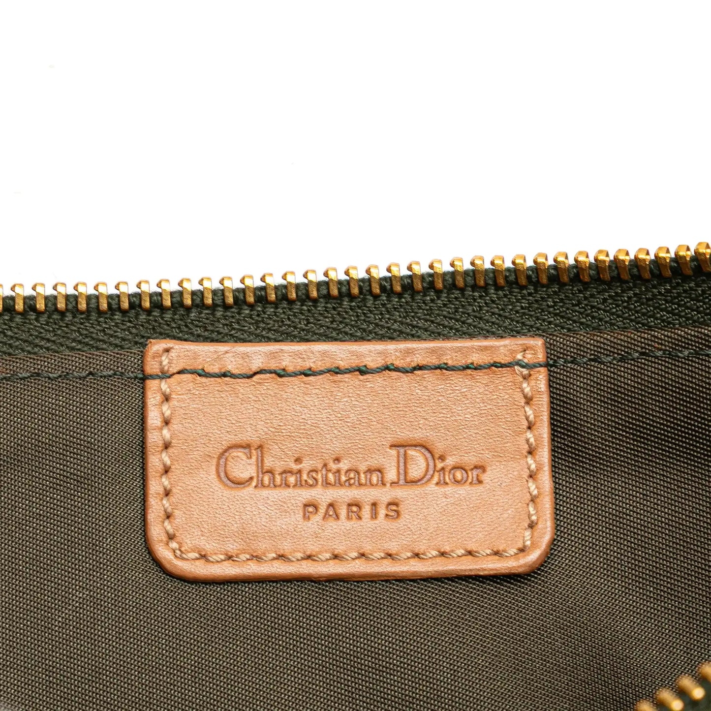 Dior Mini Diorissimo Canvas Saddle Pochette