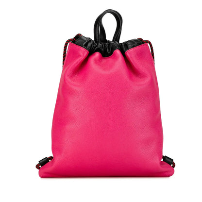 Gucci Logo Drawstring Backpack