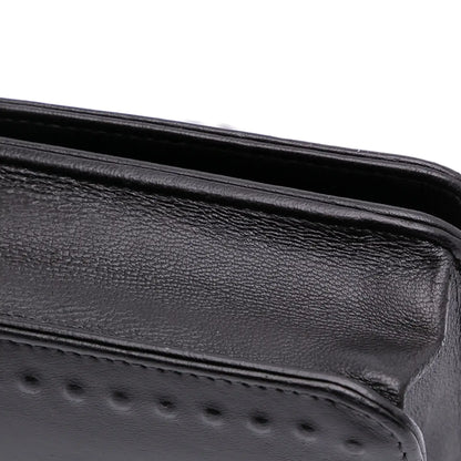 Chanel CC Embossed Lambskin Wallet on Chain