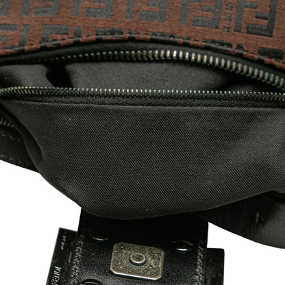 Fendi Zucchino Canvas Shoulder Bag