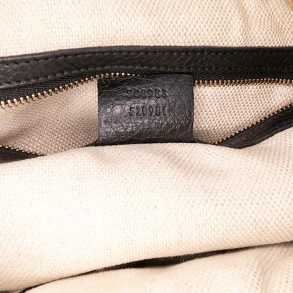 Gucci Pebbled Leather Soho Chain Zip Shoulder Bag