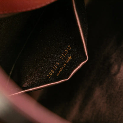 Saint Laurent Large Textured Patent Monogram Belle De Jour Clutch