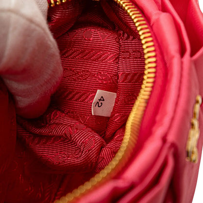 Prada Tessuto Bow Wristlet Clutch