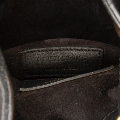 Saint Laurent Small Palm Tree Print Canvas Emmanuelle Bucket Bag