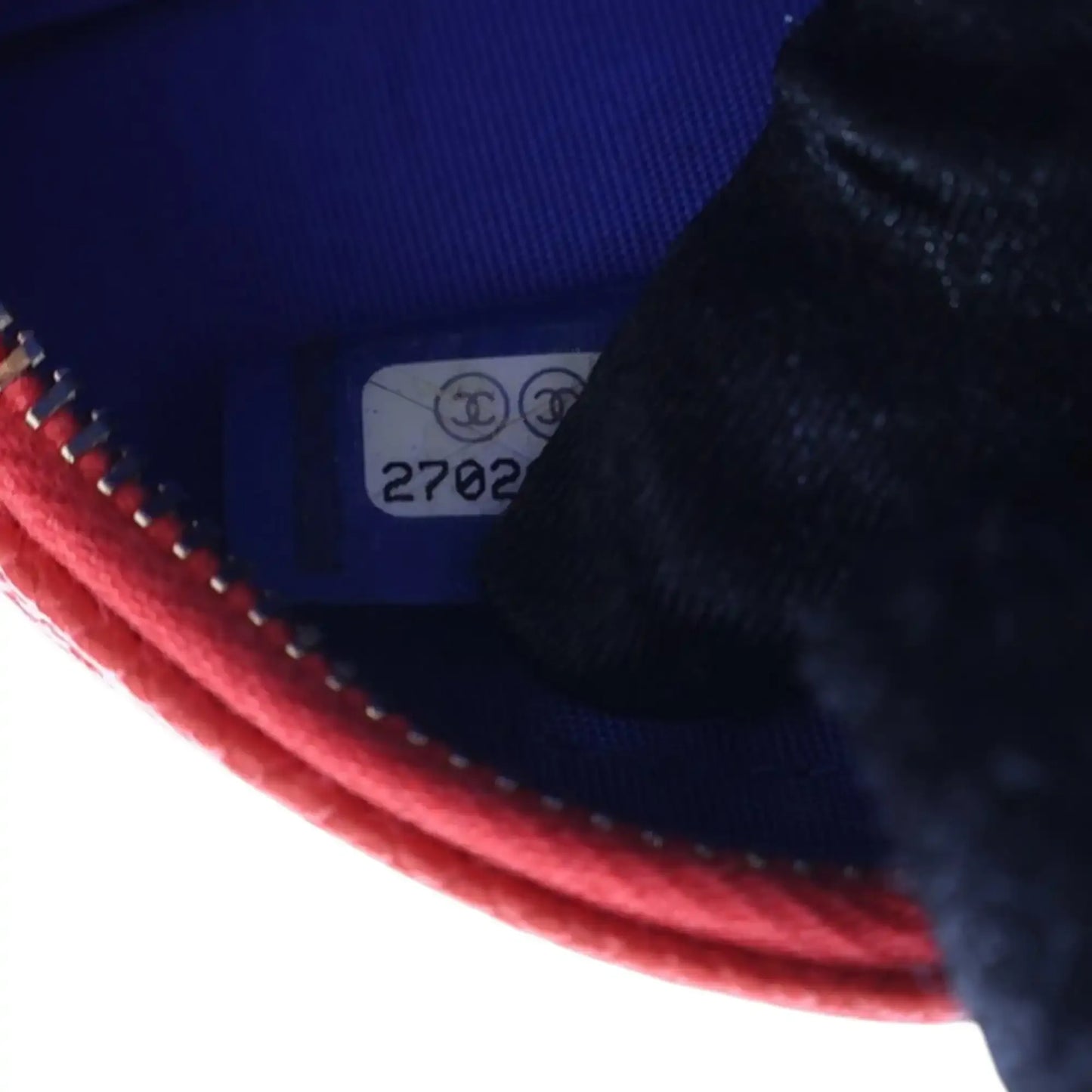 Chanel Tricolor Caviar CC Filigree Round Crossbody