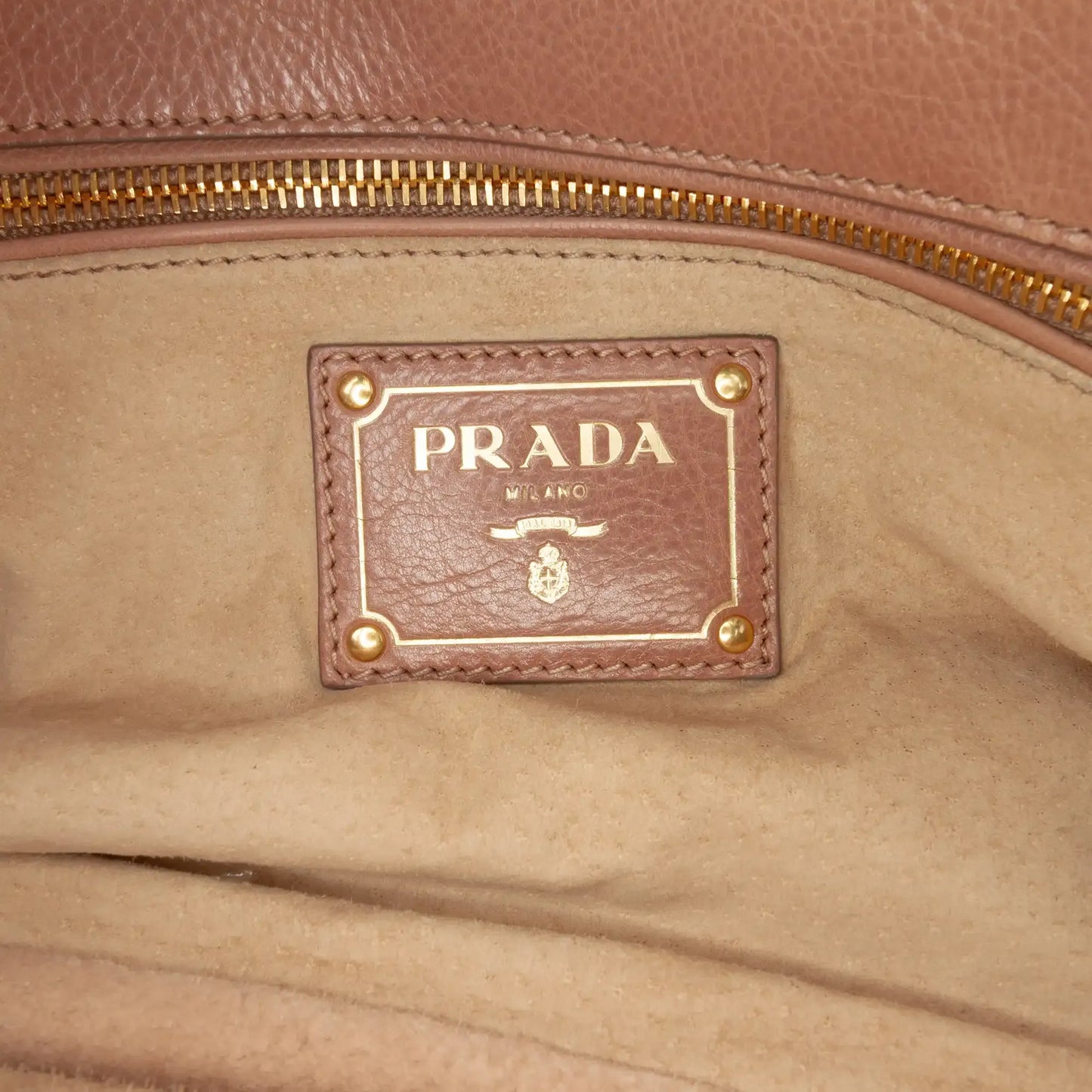 Prada Glace Calf Frame Satchel