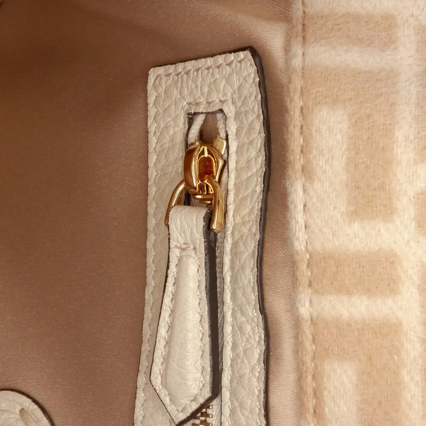 Fendi Zucca Wool Selleria Baguette