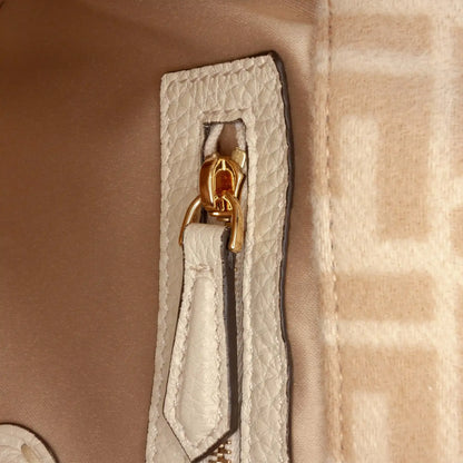 Fendi Zucca Wool Selleria Baguette