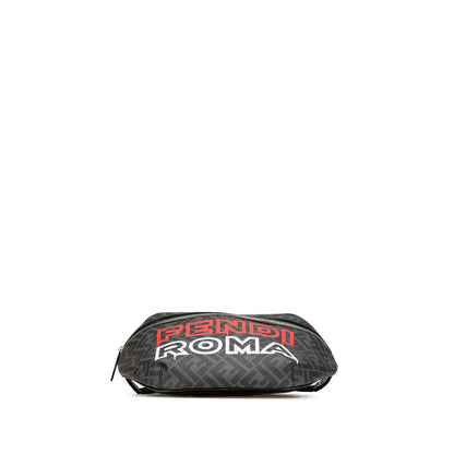 Fendi Zucca Coated Canvas Logo Belt Bag