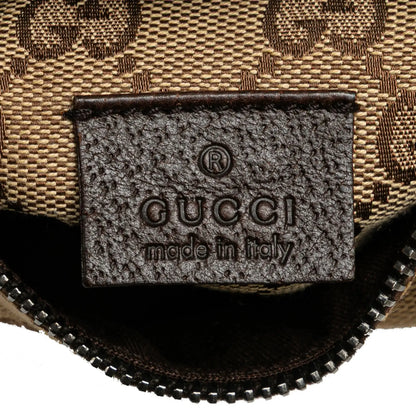 Gucci GG Canvas Web Double Pocket Belt Bag